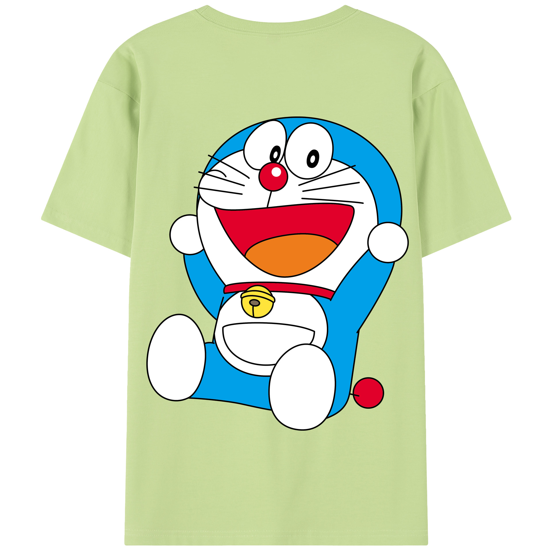 （画像用） ドラえもん Doraemon 綿100％半袖Tシャツ（背面プリント）